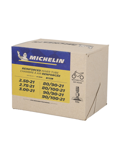 CHAMBRE A AIR MOTO 21" 2.50-3.00 X 21 MICHELIN AIRSTOP 21MDR TR4