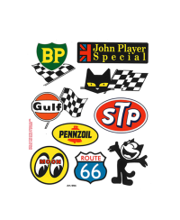 AUTOCOLLANT LUBRIFIANTS (20X24CM)