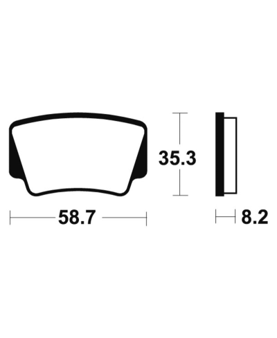 Plaquettes de frein TECNIUM MX/Quad metal fritte - MO367 MO367