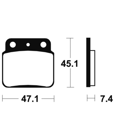 Plaquettes de frein TECNIUM MX/Quad metal fritte - MO149 MO149
