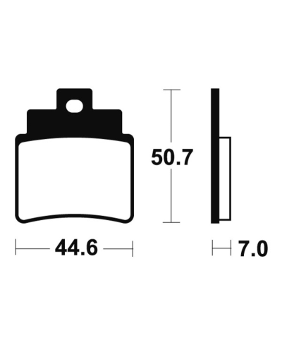 Plaquettes de frein TECNIUM Maxi Scooter metal fritte - MSS275 MSS275