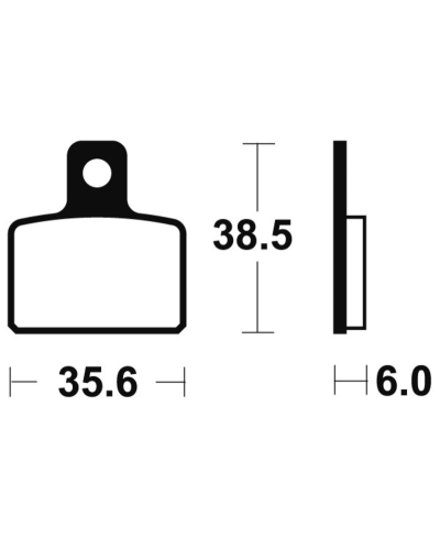 Plaquettes de frein TECNIUM route organique - MA303 MA303