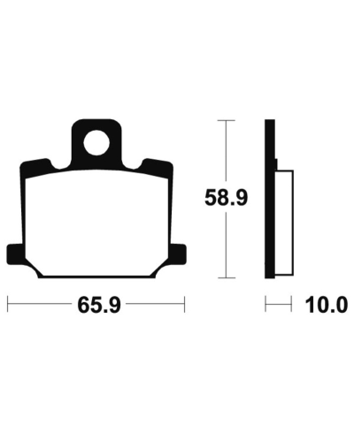 Plaquettes de frein TECNIUM route organique - MA35 MA35