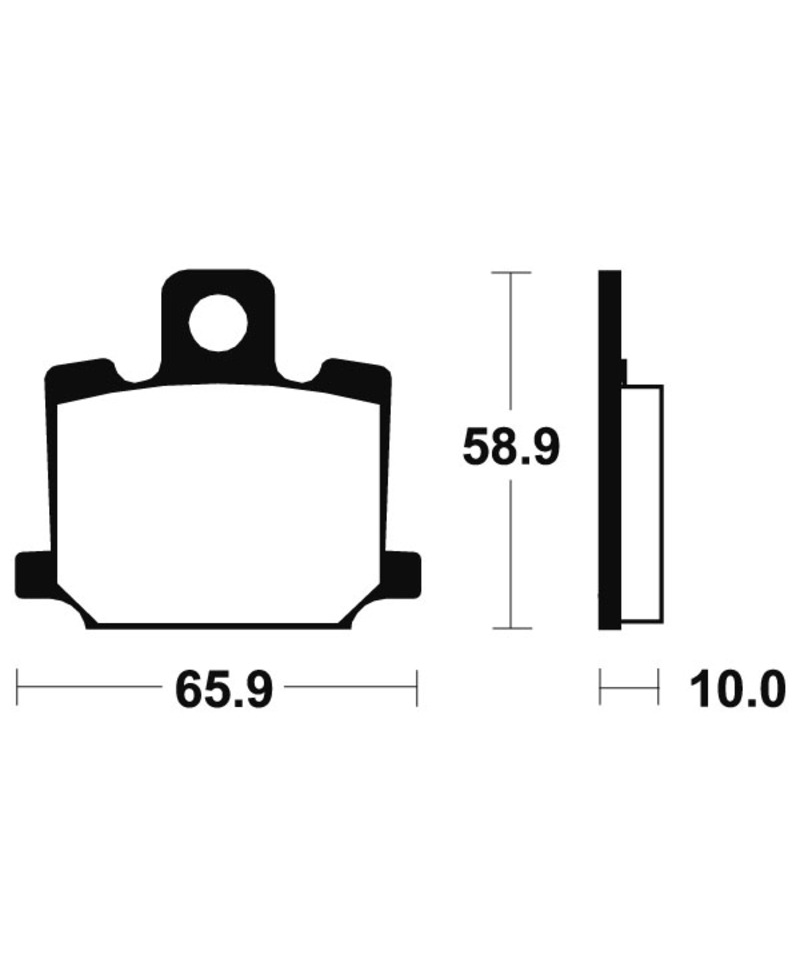 Plaquettes de frein TECNIUM route organique - MA35 MA35