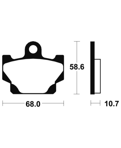 Plaquettes de frein TECNIUM route organique - MA50 MA50