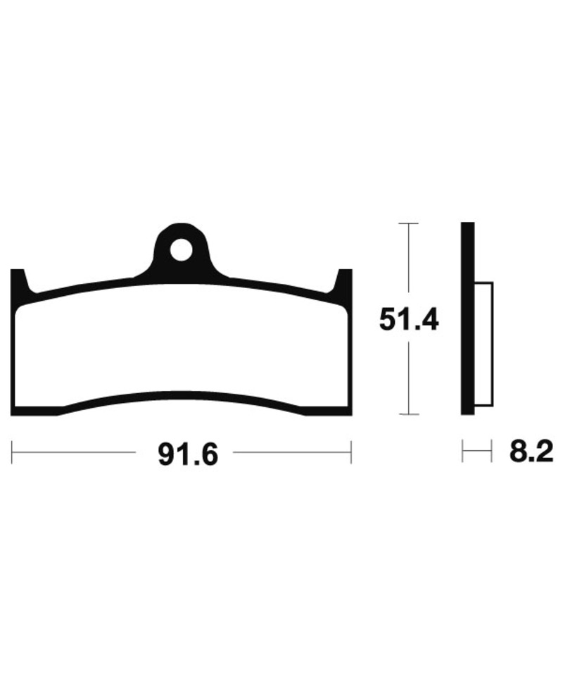 Plaquettes de frein TECNIUM Racing metal fritte carbone - MCR176 MCR176