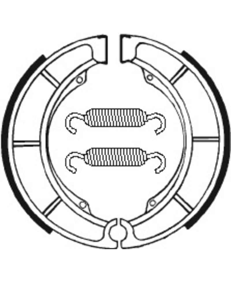 Mâchoires de frein TECNIUM Street/Quad organique - BA098 BA098