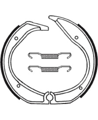 Mâchoires de frein TECNIUM Street organique - BA140 BA140