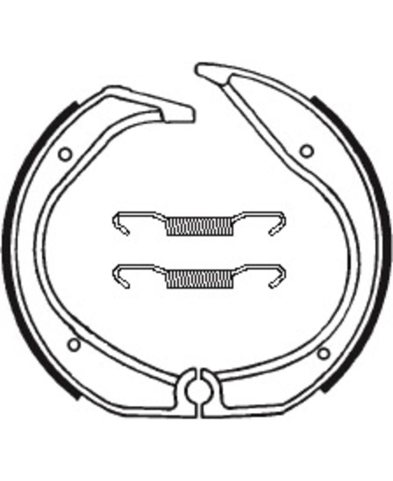 Mâchoires de frein TECNIUM Street organique - BA140 BA140