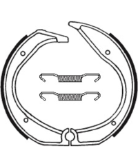 Mâchoires de frein TECNIUM Street organique - BA140 BA140