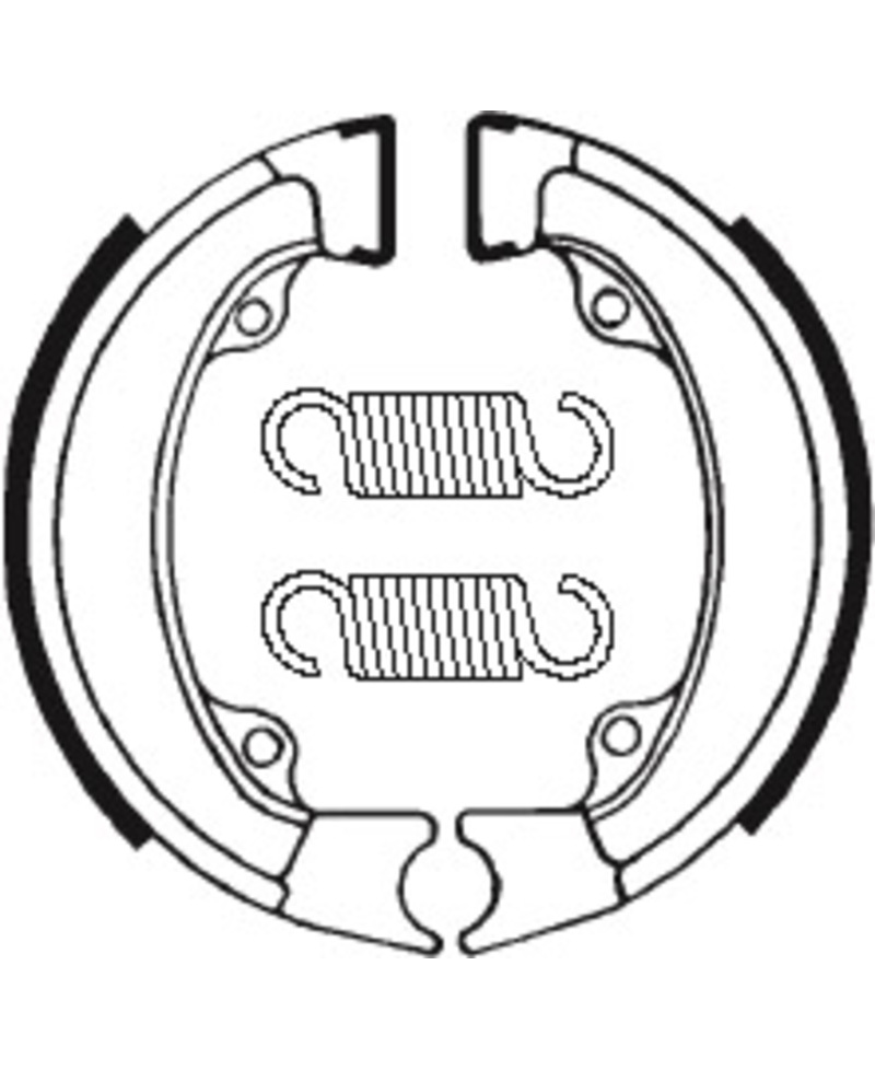 Mâchoires de frein TECNIUM Street organique - BA143 BA143