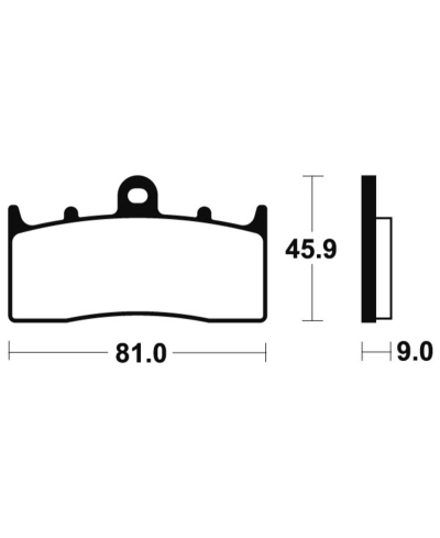 Plaquettes de frein TECNIUM Performance metal fritte - MF278 MF278