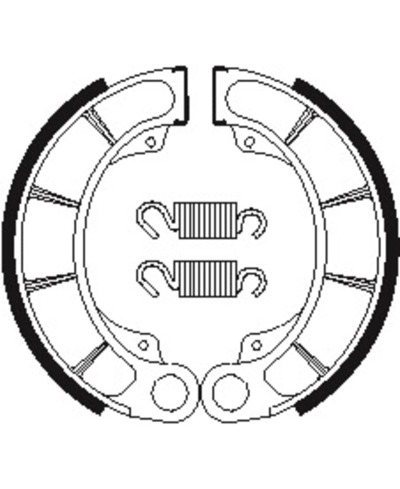 Mâchoires de frein TECNIUM Quad organique - BA207 BA207