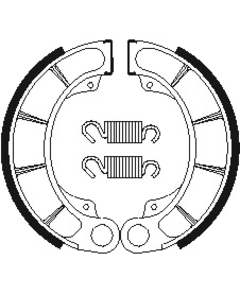 Mâchoires de frein TECNIUM Quad organique - BA207 BA207