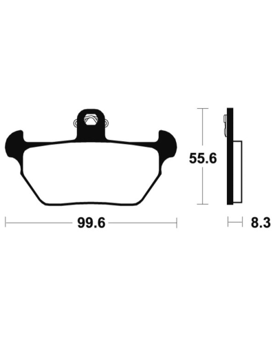 Plaquettes de frein TECNIUM route organique - MA144 MA144