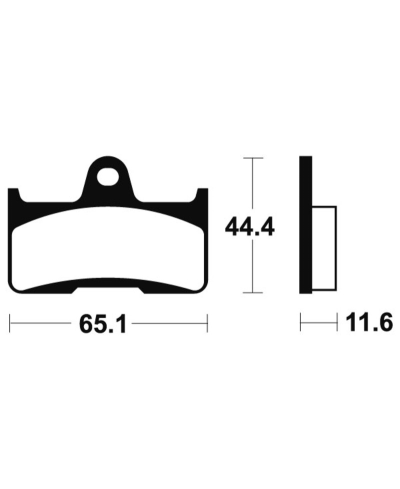 Plaquettes de frein TECNIUM MX/Quad metal fritte - MO299 MO299