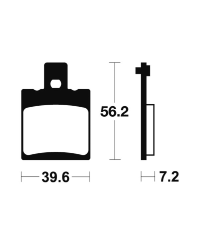 Plaquettes de frein TECNIUM route organique - MA324 MA324