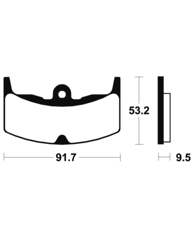 Plaquettes de frein TECNIUM route organique - MA71 MA71