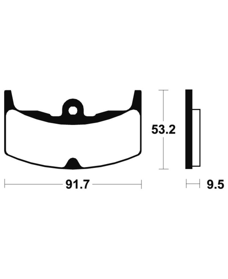 Plaquettes de frein TECNIUM route organique - MA71 MA71