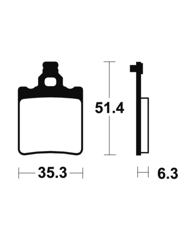 Plaquettes de frein TECNIUM route organique - MA74 MA74