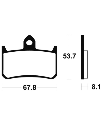 Plaquettes de frein TECNIUM metal fritte - MTR122 MTR122
