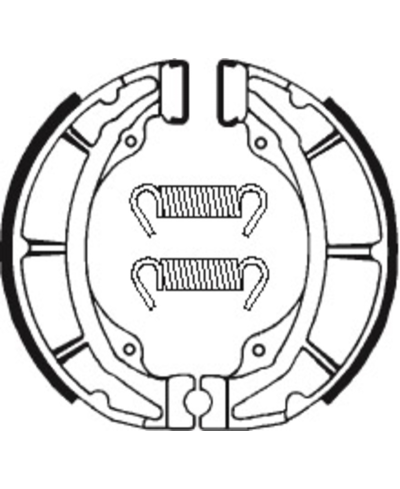 Mâchoires de frein TECNIUM Scooter/Street/Off-Road organique - BA103 BA103