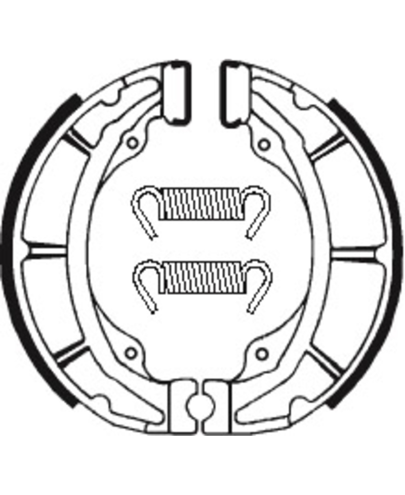 Mâchoires de frein TECNIUM Scooter/Street/Off-Road organique - BA103 BA103