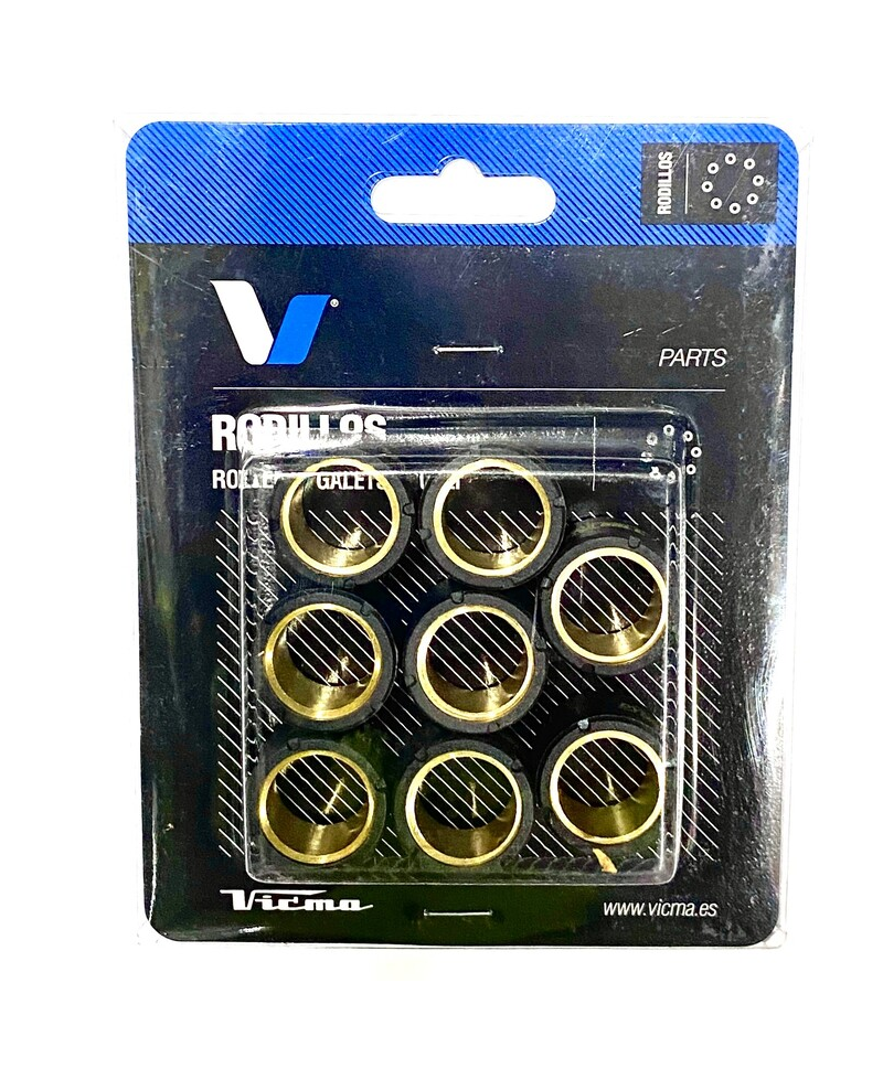 Jeu de galets TECNIUM 25x17mm 15gr - 8 pieces 25X17