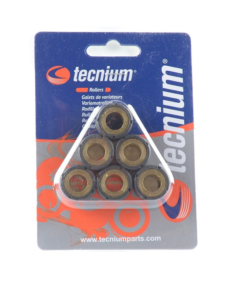 Jeu de galets TECNIUM 16x13mm 6,5gr - 6 pieces 16X13-6.5G
