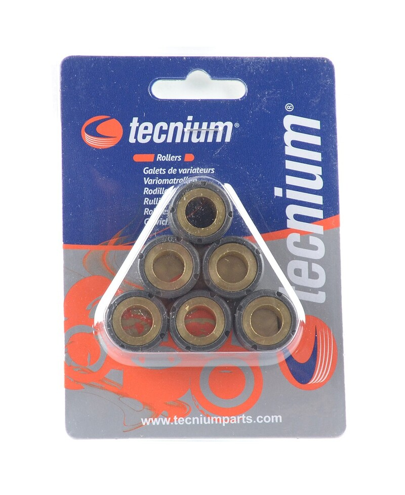 Jeu de galets TECNIUM 16x13mm 9gr - 6 pieces 16X13-9G