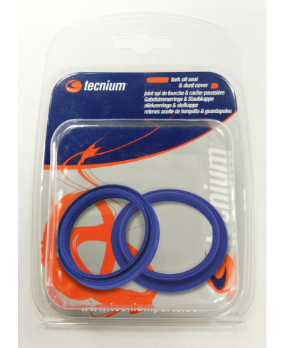 Joint de fourche & cache poussiere TECNIUM Blue Label SHOWA 48mm a l'unite BL-48S02