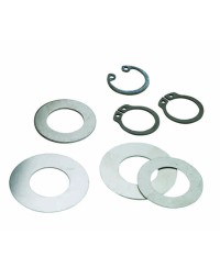 RONDELLE POULIE ADAPT. MBK 16X27/16X32 (EP. 0,5/0,7/1,2) AVEC CLIPS (KIT) (PEDALIER)