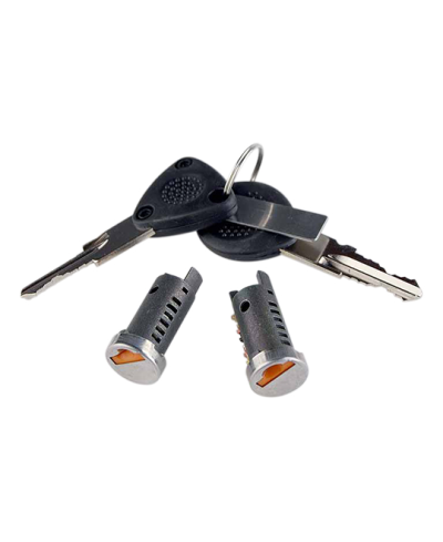 CONTACTEUR A CLE SCOOTER TEKNIX ADAPT. TYPHOON (2 BARILLETS + 2 CLES) PETIT DIAMETRE