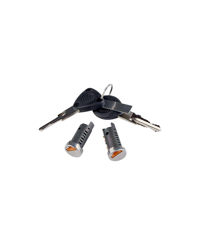 CONTACTEUR A CLE SCOOTER TEKNIX ADAPT. TYPHOON (2 BARILLETS + 2 CLES) PETIT DIAMETRE