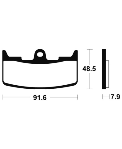 Plaquettes de frein TECNIUM Performance metal fritte - MF295 MF295