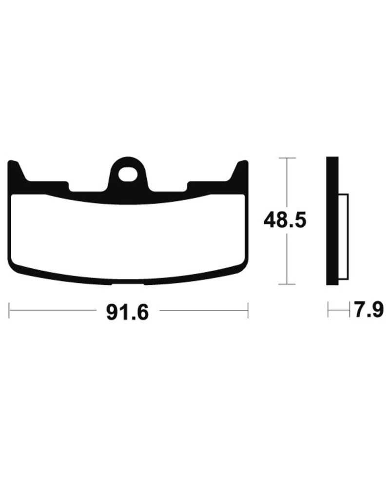 Plaquettes de frein TECNIUM Performance metal fritte - MF295 MF295