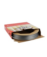 GAINE DIAMETRE EXT. 5MM DIAMETRE INT. 2.6MM - GRIS (ROULEAU DE 50 METRES)