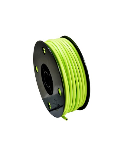 GAINE DIAMETRE EXT. 5MM DIAMETRE INT. 2.6MM - VERT ANIS (ROULEAU DE 50 METRES)