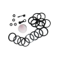 Kit de reparation etrier de frein TECNIUM avant Kawasaki 7172463
