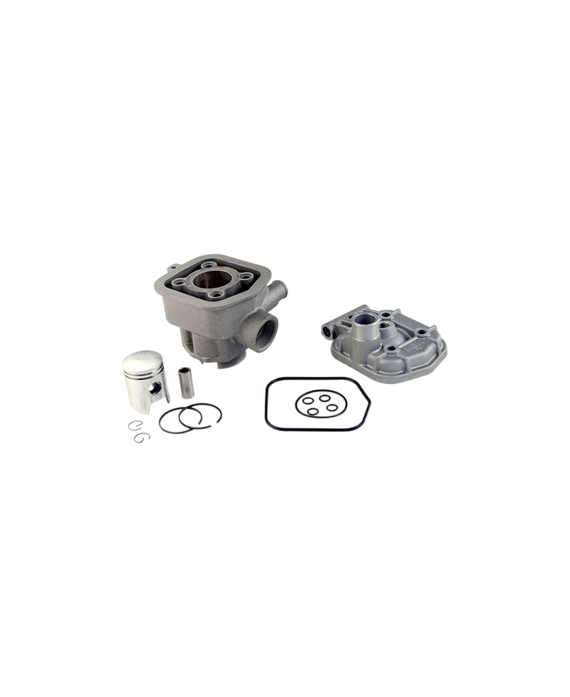 HAUT MOTEUR CYCLO ALU TEKNIX NIKASIL ADAPT. MBK 51 LIQUIDE (LIVRE SANS JOINT EMBASE)