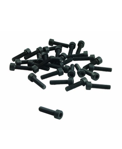 VIS 6 PANS CREUX TC M5X25 BTR NOIR (BOITE DE 100)