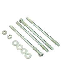 GOUJON CYL MECABOITE TEKNIX ADAPT. DERBI SENDA/GPR EURO2 ECROUS+RONDELLES (M7 L120MM) (X4)