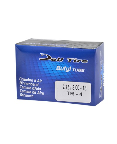 CHAMBRE A AIR MOTO 18" 2.75-3.00 X 18 DELI TIRE U278 TR4