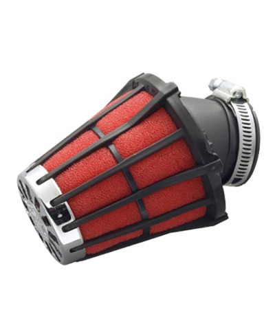 FILTRE A AIR MALOSSI E5 PHBN/PHVA D.30-36 NOIR MOUSSE ROUGE (SAUF PEUGEOT)