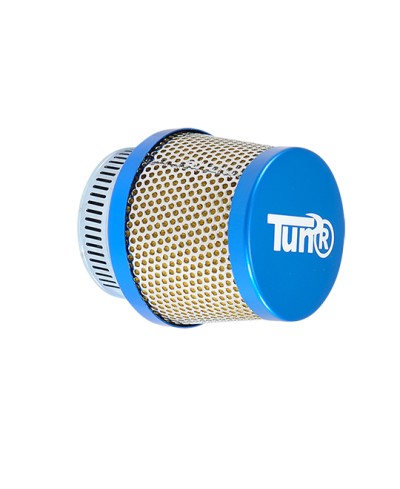 FILTRE A AIR TUN'R D28-35 CONIQUE GRILLE DROIT BLEU/CHROME