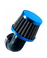 FILTRE A AIR TUN'R D28-35 CONIQUE KN PM COUDE 90° BLEU