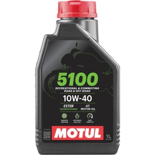 MOTUL - Huile 4T 5100 10W40 1 Litre