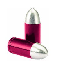 CAPUCHON/BOUCHON VALVE TUN'R OBUS LISSE ROUGE (X2)