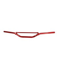 GUIDON MECABOITE/MOTO TUN'R CROSS ALU ROUGE (L810 H 55)