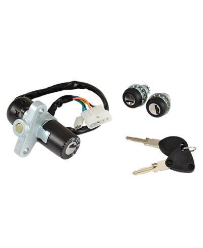 CONTACTEUR A CLE MECABOITE TEKNIX ADAPT. DERBI SENDA/APRILIA RX (+SERRURE DE SELLE)